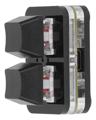 2 Teclas Programación Del Teclado Macro Switch Rojo Interrup