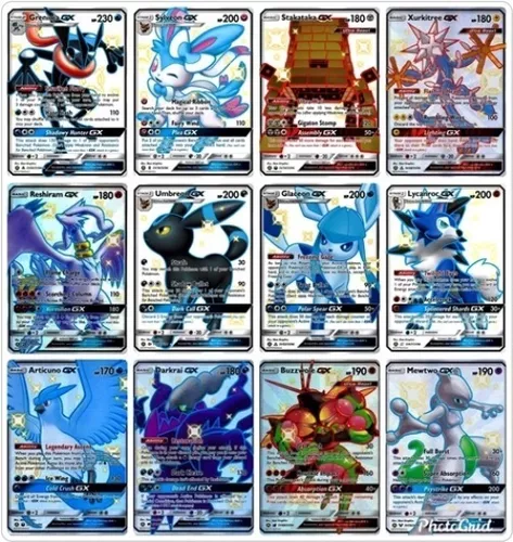30 Cartas Pokemon Vmax V Gx Aliados Shiny + Greninja Shiny