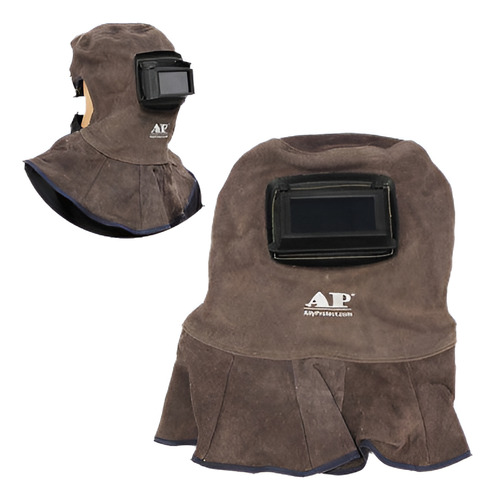 Ap-3001 Cuero Casco Soldadura Lentes Seguridad Cara Shield W