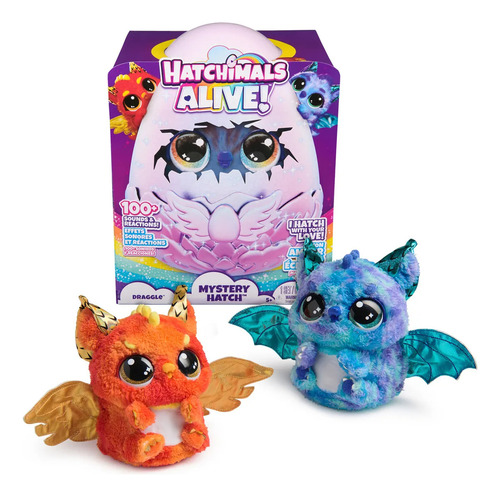 Hatchimals Alive Mystery Hatch Huevo Draggle Juguete Ninas