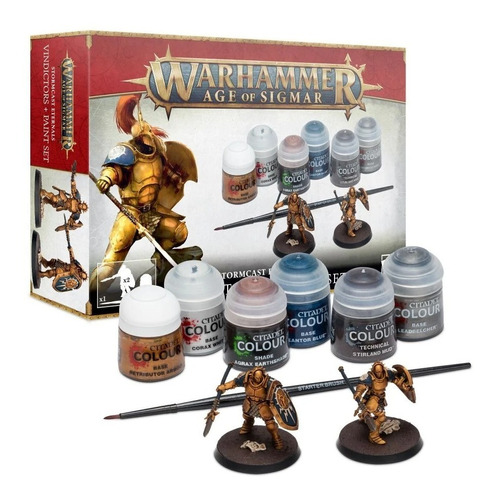Warhammer Age Of Sigmar Stormcast Eternals+paint Set