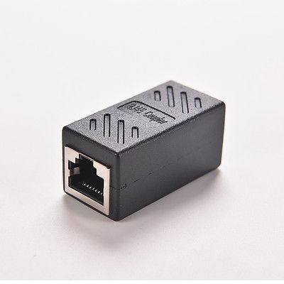 Rj45 Hembra A Hembra Ethernet Lan Conector Adaptador Acoplad