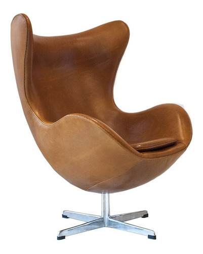 Sillon Egg Chair Arne Jacobsen Cuero Vacuno Premium