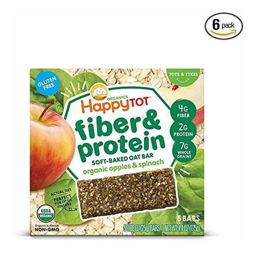 Feliz Tot Orgánica De Fibra Y Proteína Soft-horneados Avena 