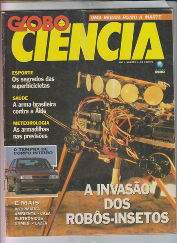 K - Revista Globo Ciência Ano 1 Nº 1 Agosto De 1991