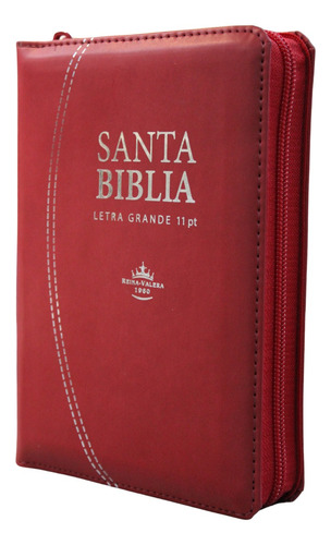 Biblia Rvr 1960 Letra Grande Letra 11 Pts. Tapa Roja