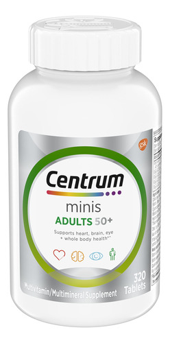 Centrum Minis Silver Multivitamnico Para Adultos 50 Plus, Su