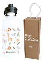 Comprar Botella Infantil Animales Personalizada Con Nombre + Caja