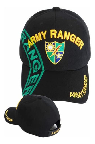 Gorra De Béisbol Army Ranger Shield Ranger On The Side Negra