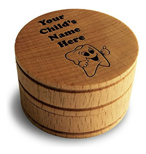 Custom Personalized Memento Dream Keepsake Baby Tooth Box - 