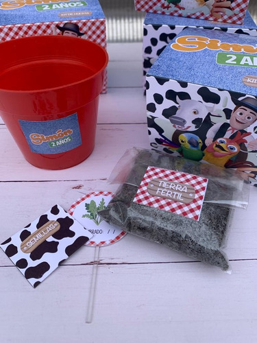 Souvenirs La Granja De Zenon Kit Siembra Huerta X50