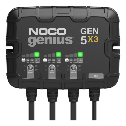 Noco Genius Gen5x3 3 Bancos 15 Amperios 5 Amperios Por Banco