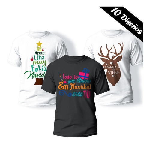 79 Vectores De Navidad Para Playeras Frases Navideñas