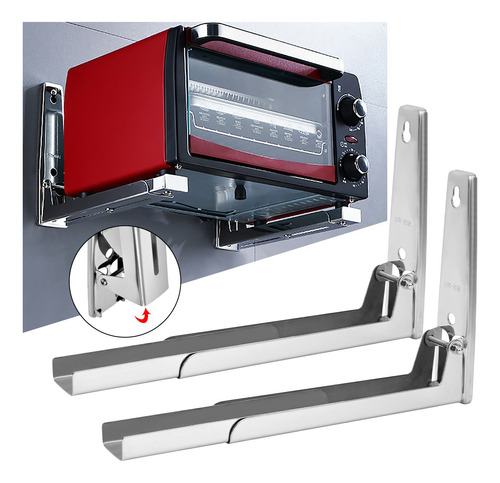 Soportes Plegables De Acero Inoxidable Para Microondas