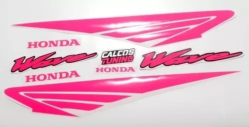 Calcos Honda Wave 110 Nf. Alternativo Alas Fluor