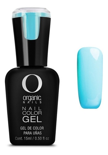 Color Gel Esmalte Uñas By Organic Nails Color Glow Blue