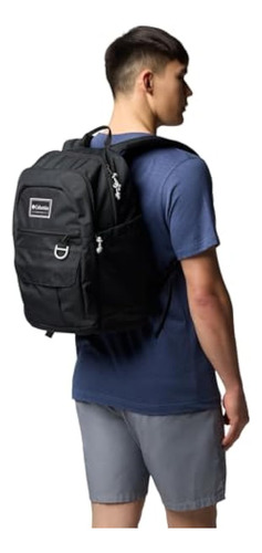 Mochila Unisex Columbia Buxton 26 L, Negra, 1 Unidad