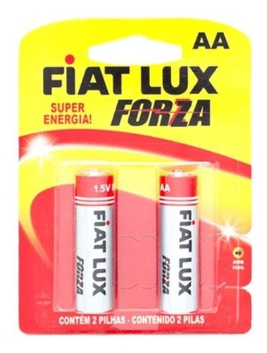 Pilha Pequena Alcalina C/2 Fiat Lux (12 Un)