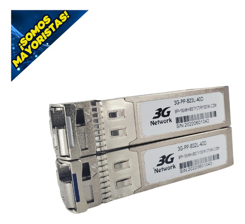 Transceiver Sfp+ 10gb 40km Bidi Tx1270 Rx1330 Sm Lc Ddm