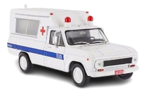 Miniatura Chevrolet C10 Ambulância Rio 1960 Metal Escal 1:43