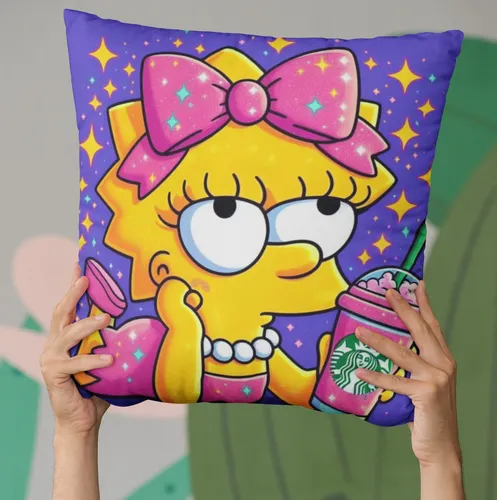 comprar Almofada Lisa Os Simpsons Homer Marge Bart Maggie Fã Coffee