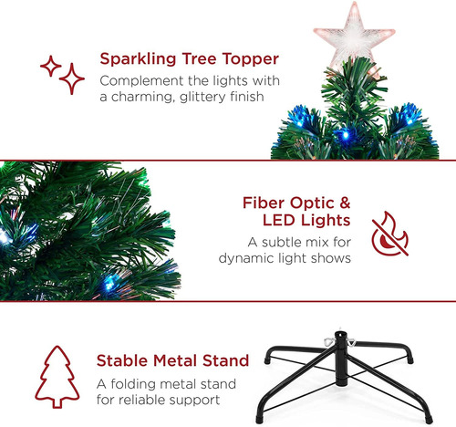 Best Choice Products Árbol De Navidad Artificial De 7 De Fi