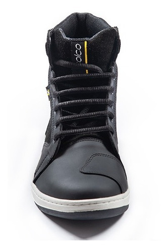 Botas Moto Solco Zapatillas Ruta Viaje Corta Cuero Cordones