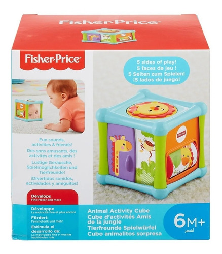 Imagen 4 de 5 de Fisher-price, Cubo Animalitos De Actividades Mattel Bestoys
