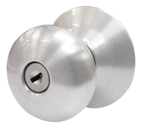 Chapa Bola Baño P/metalico Schlage Acabado Platino (a40s)