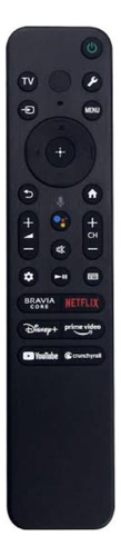 Control Television Tv Compatible Sony Modelo Tx811u Aplicacion 4k Version Premium Negro No Voz