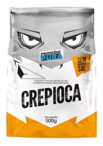 Crepioca 500g Fonte De Proteína Baixo Carbo - Proteína Pura