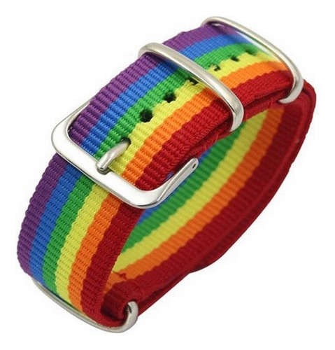 Pulsera Arcoíris Diversidad Orgullo Lgbt Queer (3 Unidades)