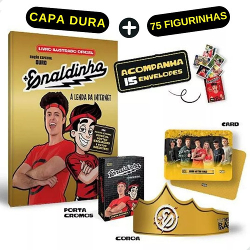 Álbum Oficial Do Enaldinho Em Capa Dura, De A Pixel. Editora Pixel, Capa Dura Em Português