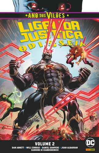 Liga da Justiça: Odisseia - Volume 2, de Abnett, Dan. Editorial Panini Brasil LTDA, capa mole em português, 2020