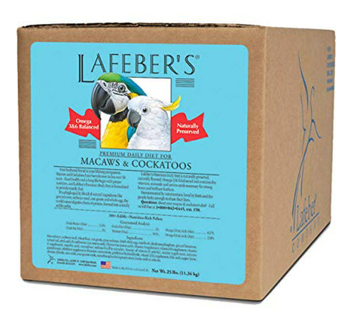 Lafeber's Premium Daily Diet O Gourmet Fruit Pellets Pet Bir