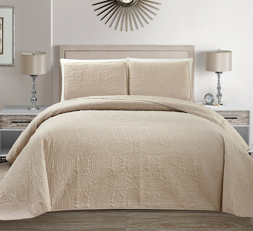 Juego De Cobertor Y Colcha Acolchado Fancy Collection