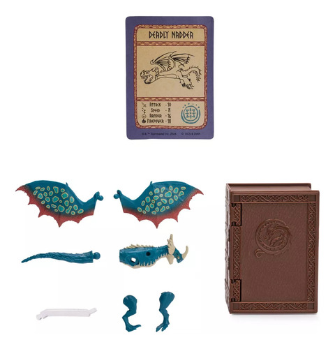 Como Entrenar A Tu Dragon Mini Dragon Figura Libro Sorpresa
