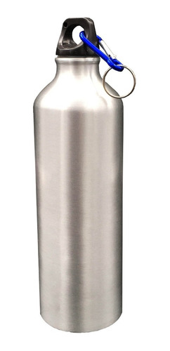 Botella Aluminio 750 Ml Plateada Sublimación Colormake