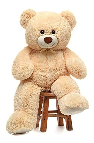 Oso Peluche Gigante De Peluche Color Beige, 35.0 in