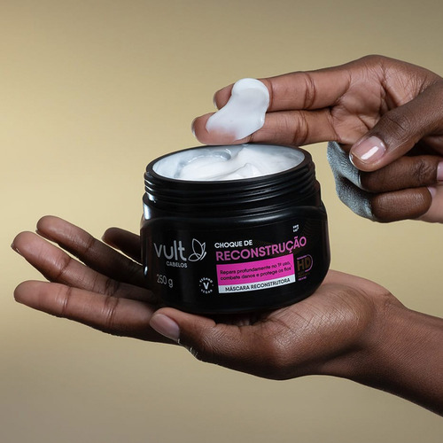 Kit Shampoo E Máscara Capilar Choque De Reconstrução Vult