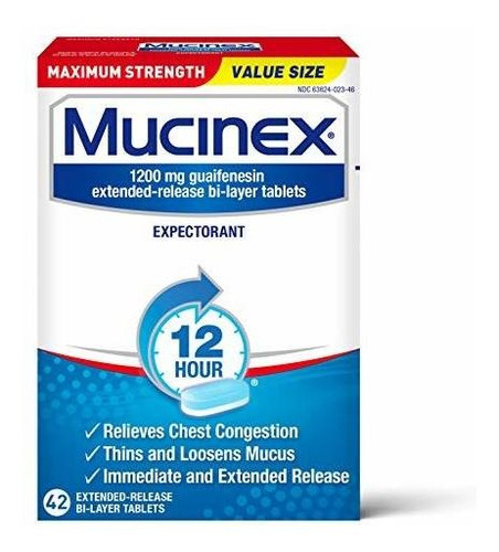 Equipos Mucinex Chest Congestion Tabletas De Liberación Pro