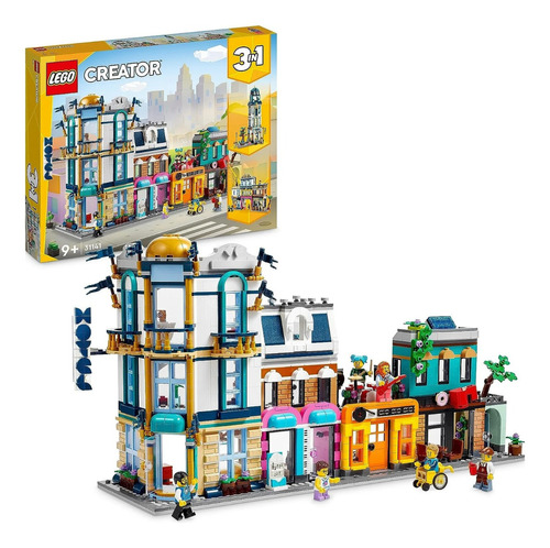 Lego Creator 31141 3 Em 1 Rua Principal Quantidade De Peças 1459
