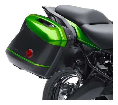 Alforja Para Moto Kawasaki Kqr   Color Verde Lima Pack X 2 Unidades