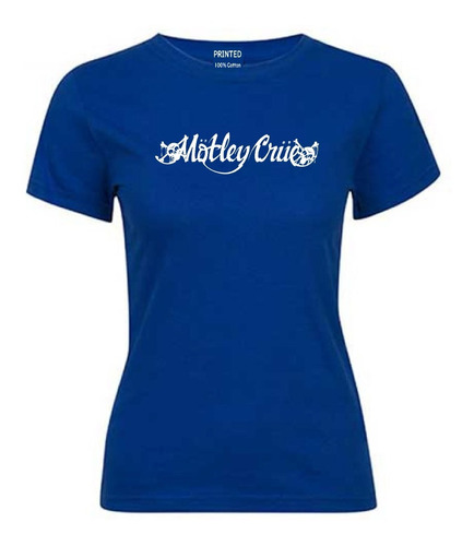 Polera Estampada Mujer Mötley Crüe