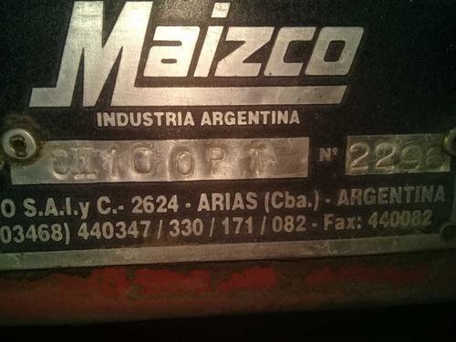 Maicero Maizco 10a52 Muy Bueno Tpea