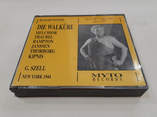 Die Walküre, Wagner, Melchior, Kipnis - 3cd 1995 Italia Mint