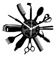Comprar Reloj De Pared De Vinilo Decoración Artesanal Vintage