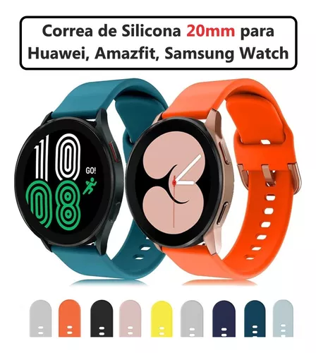 Correa De Silicona Para Samsung Galaxy Watch 4 Y Active 2