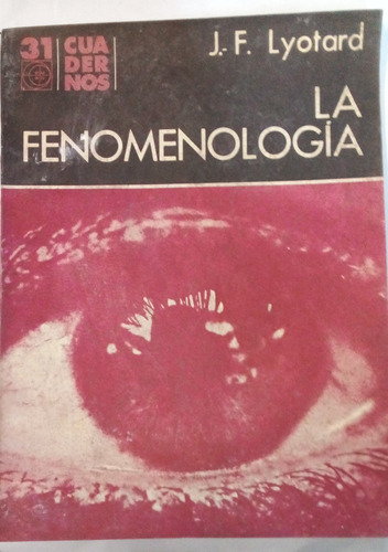 La Fenomenología