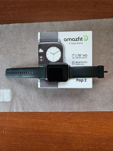 Smartwatch Amazfit Pop 2 Impecable! Negro (Usado)